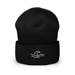 Unisex Cozy Black Beanie